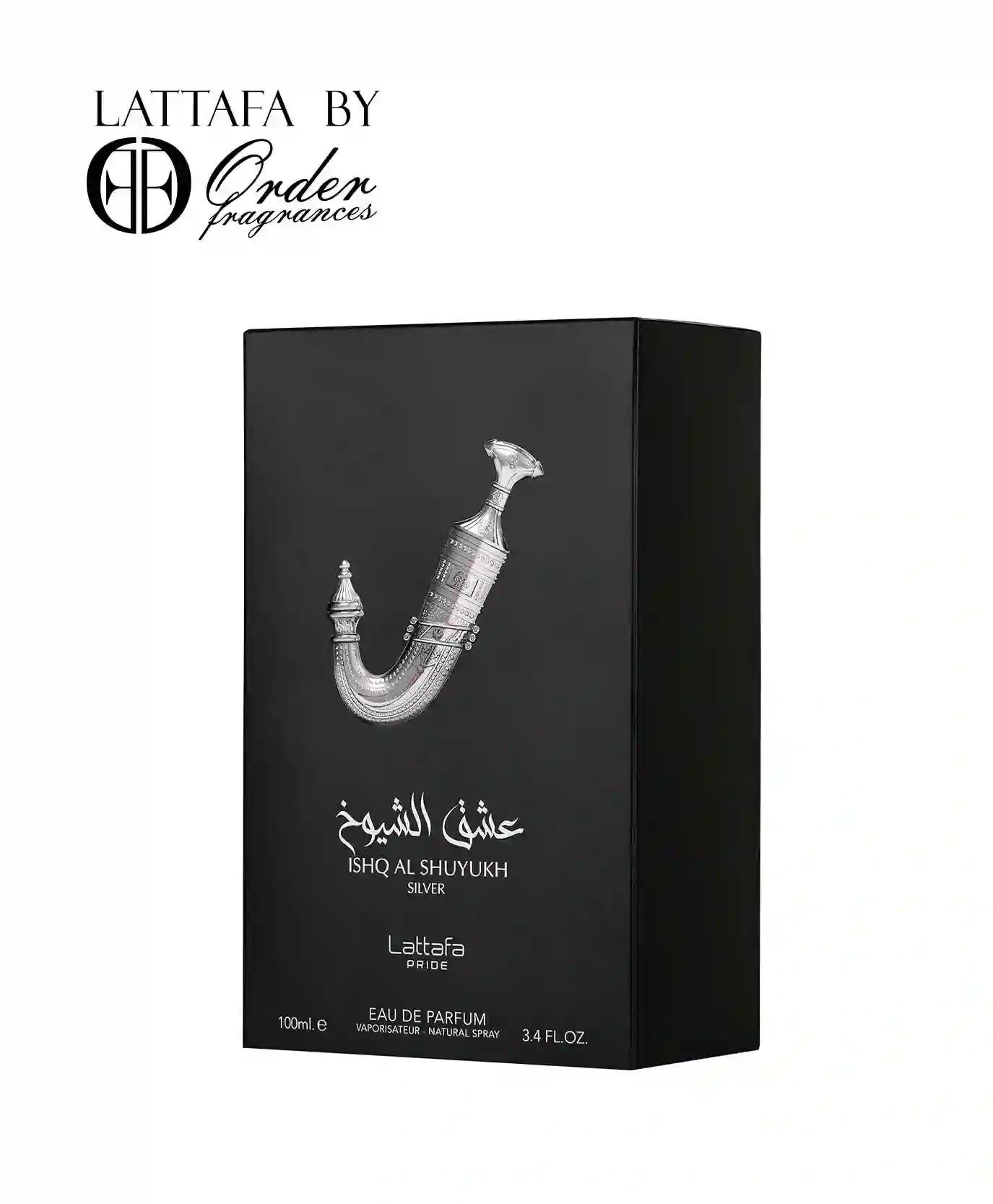 Lattafa Pride Ishq Al Shuyukh Silver Eau De Parfum 100ml For Men & Women